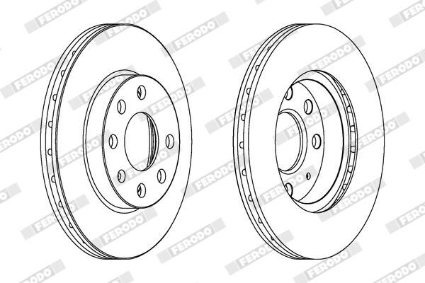 FERODO DDF1130 Brake Disc