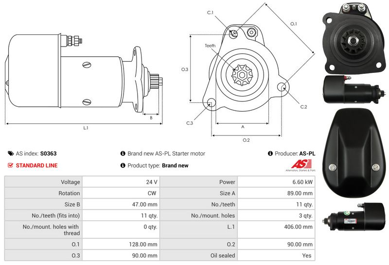 AS-PL S0363 Starter
