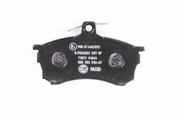 HELLA PAGID 8DB 355 016-671 Brake Pad Set, disc brake