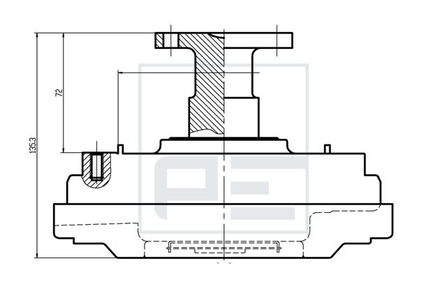 Spojka, větrák chladiče 010.334-00A