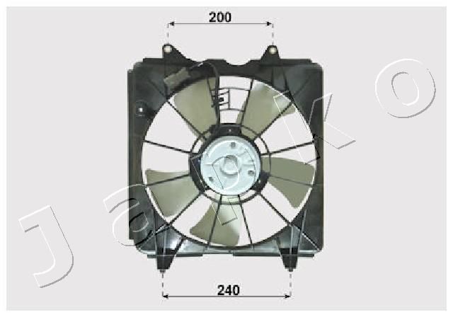 JAPKO ventilátor, motorhűtés VNT192001