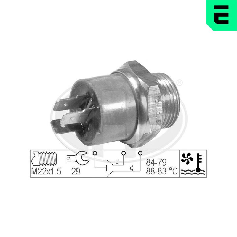 Термовимикач, вентилятор радіатора, Era 330267