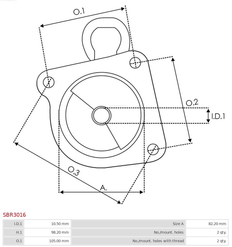 Кришка стартера, карбюратор, Auto Starter SBR3016