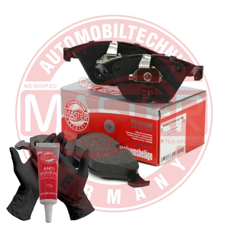 set placute frana,frana disc MASTER SPORT 13046072752N-SET-MS