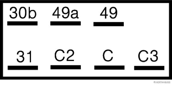 Přerušovač blinkru 75605142