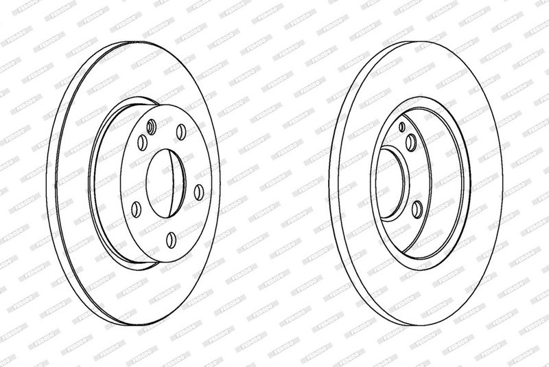 Disque+de+frein FERODO DDF1219C