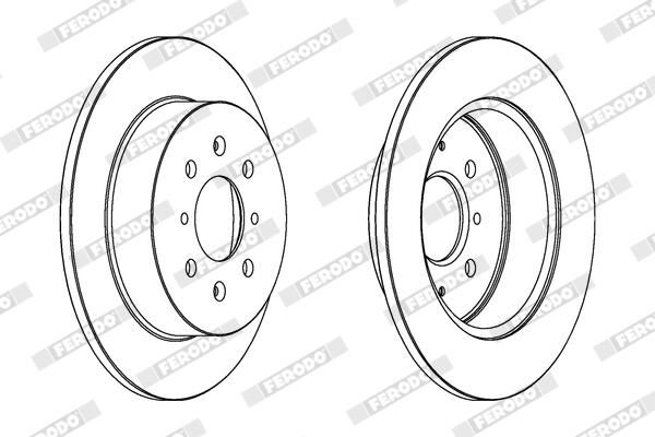 FERODO DDF1466C Brake Disc