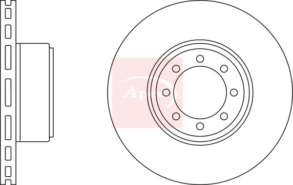 APEC Brake Disc DSK2535
