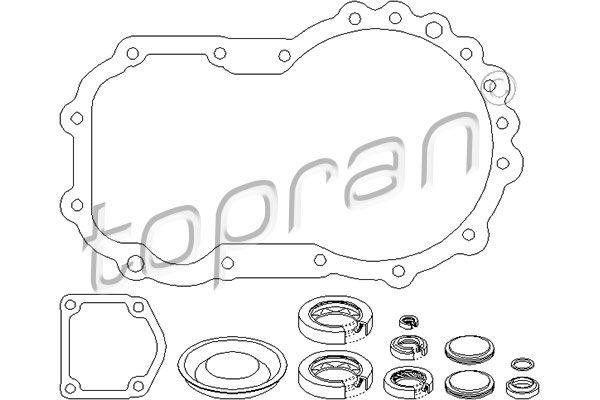 Комплект ущільнень, коробка передач, Topran 111408