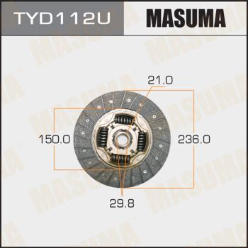 Диск зчеплення, Masuma TYD112U