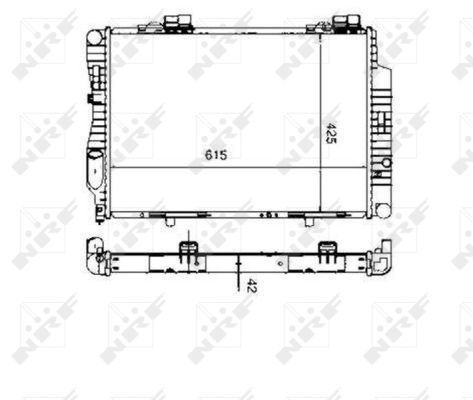 NRF 55333 Radiator, engine cooling