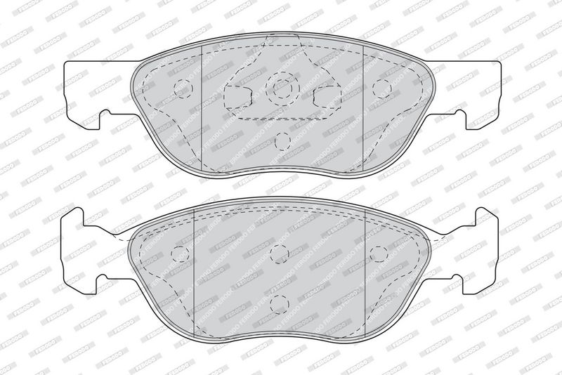 FERODO Plaquettes de frein à disque FDB1651