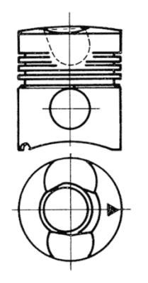 Product Image - Zuiger - 92334800 - KOLBENSCHMIDT