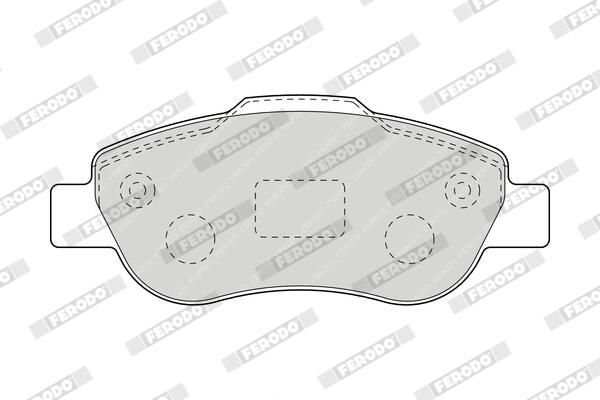 FERODO FDB1652 Brake Pad Set, disc brake