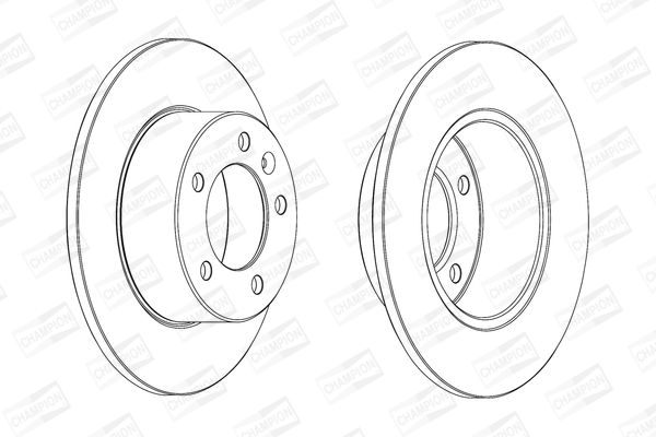 Гальмівний диск, Champion 562714