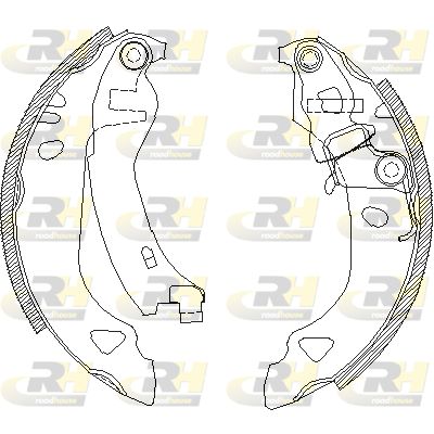 Комплект гальмівних колодок, Roadhouse 430200