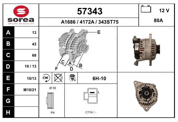 EAI generátor 57343