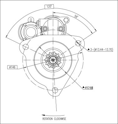 starter PRESTOLITE M90R3545SE