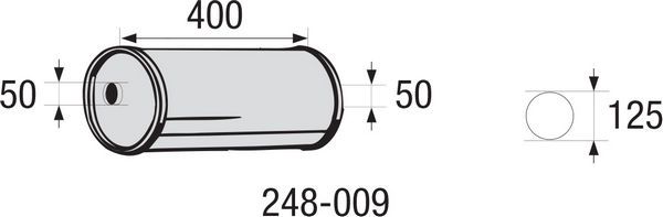 BOSAL Middendemper, universeel 248-009