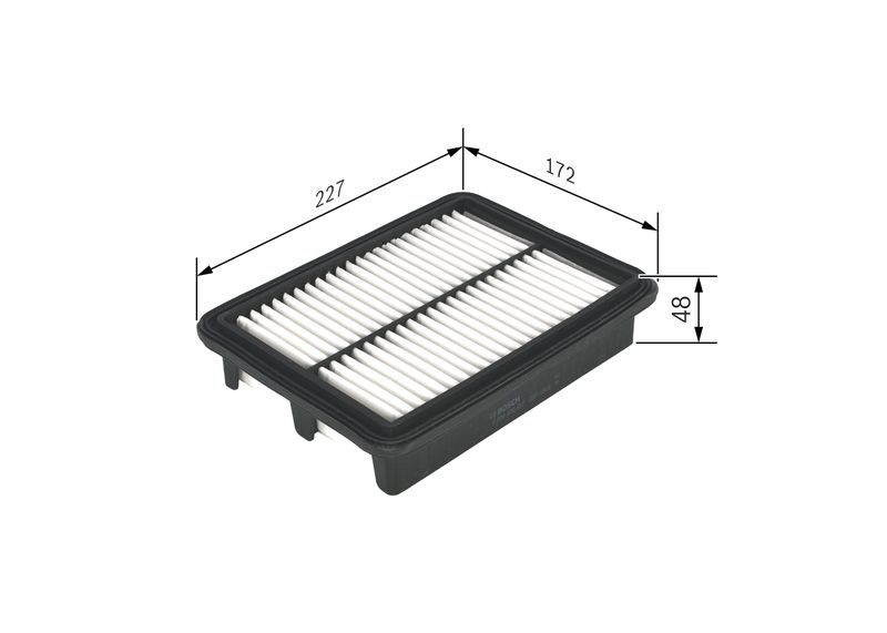 BOSCH F 026 400 457 Air Filter