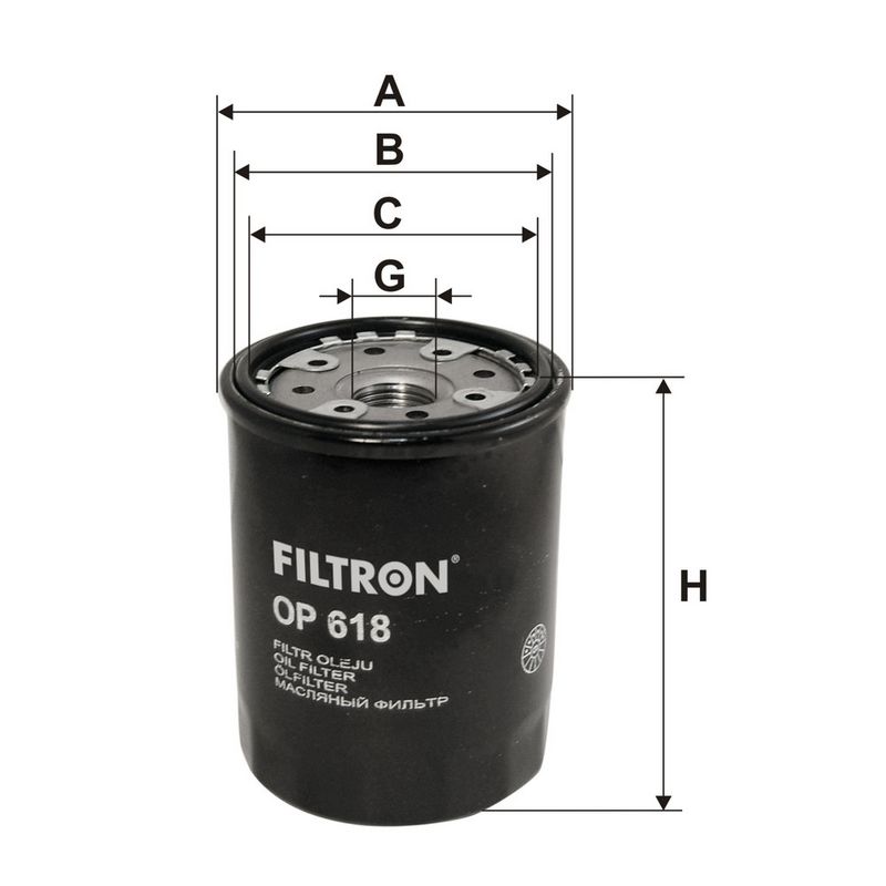 Oliefilter past: BAIC BJ30, X75  BEIJING X3, X5, X7  CHERY COWIN, COWIN 3, OMODA 5, TIGGO 5X, TIGGO 8 PLUS  CHRYSLER NEON, STRATUS  DAIHATSU CHARMANT, DELTA  DODGE STRATUS 0.4-4.7 02.75-