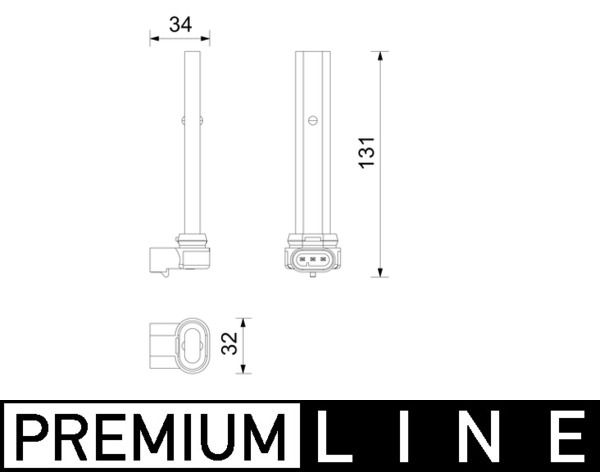 Mahle Level Control Switch, coolant level indicator CRTX 16 000P