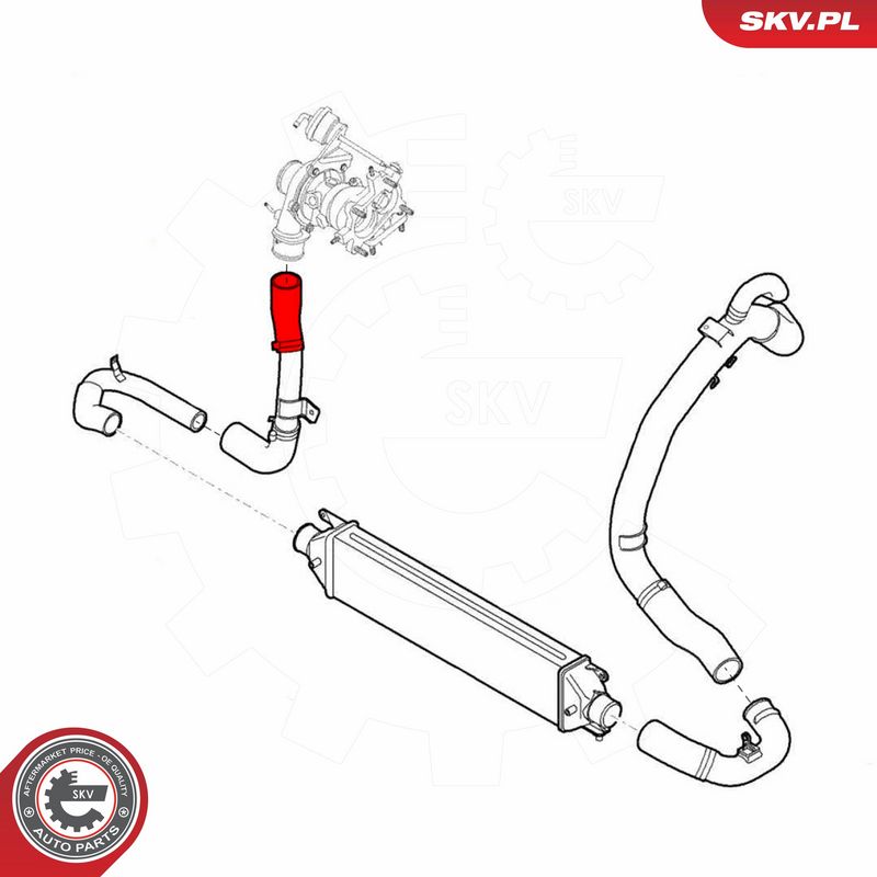 ESEN SKV 24SKV581 Charge Air Hose