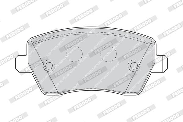 FERODO FDB1617 Brake Pad Set, disc brake