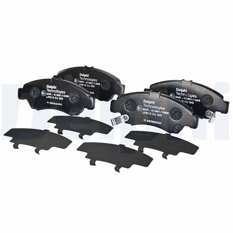 Product Bremžu uzliku kompl., Disku bremzes DELPHI LP810 For HONDA Image
