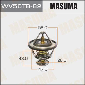 Термостат, охолоджувальна рідина, Masuma WV56TB-82