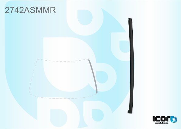GLAVISTA 800581 Trim/Protection Strip, windscreen