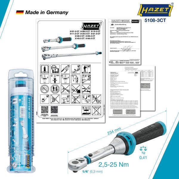 HAZET 5108-3CT Torque Wrench