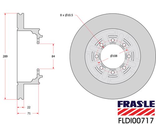 kotouč brzdový IVECO Daily FLDI00717