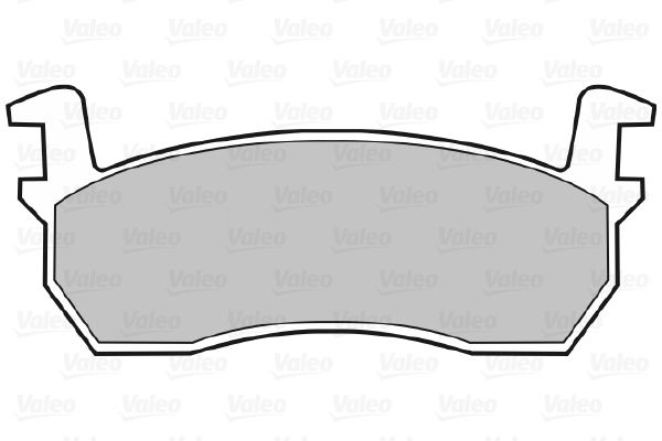 VALEO 598384 Brake Pad Set, disc brake