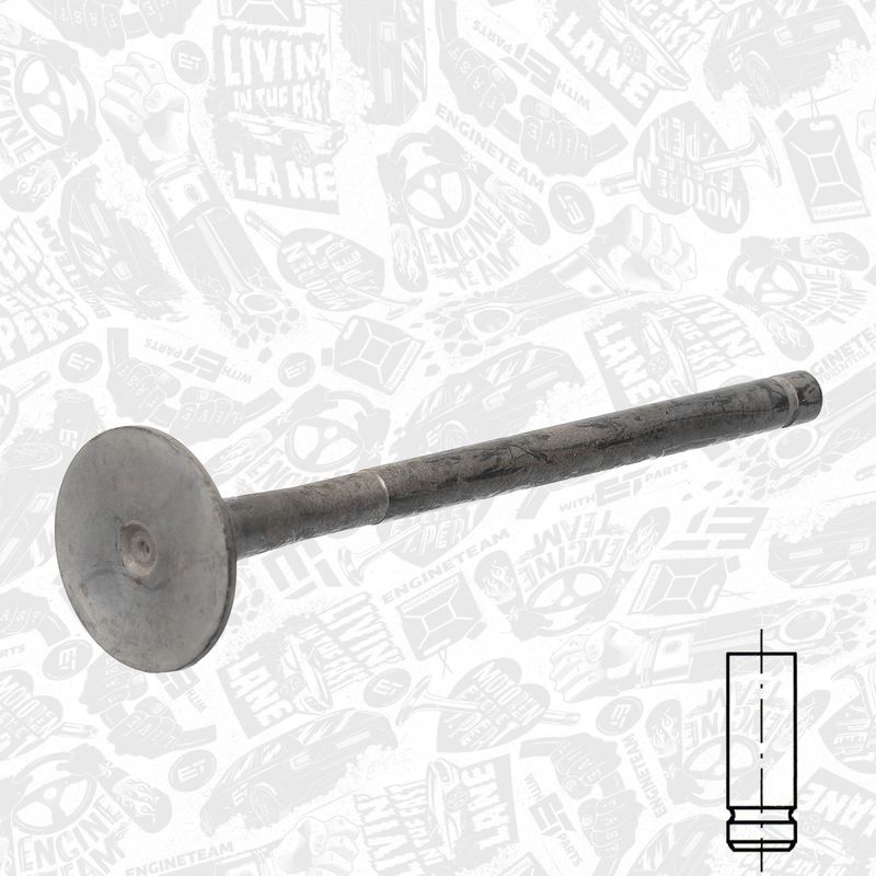ET ENGINETEAM VE0121 Exhaust Valve