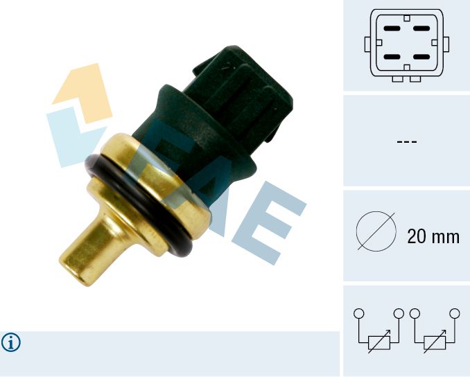 Sonde+température+liquide+refroidissement FAE 33782