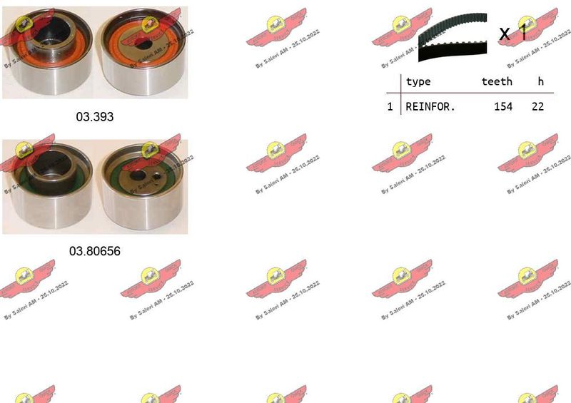AUTOKIT 04.5417 - Timing Belt Kit