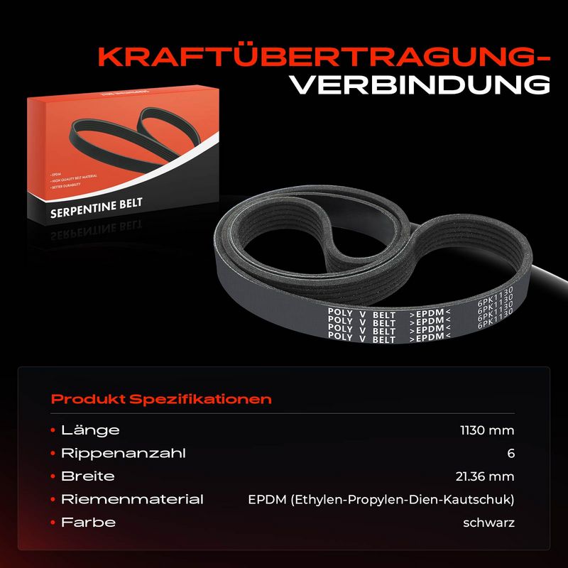 Frankberg 5481FB0042800 V-ribbed Belt