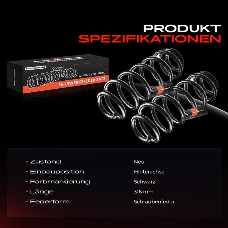 Frankberg 5481FB0009340 Suspension Spring