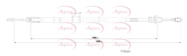 APEC Cable Pull, parking brake CAB1846