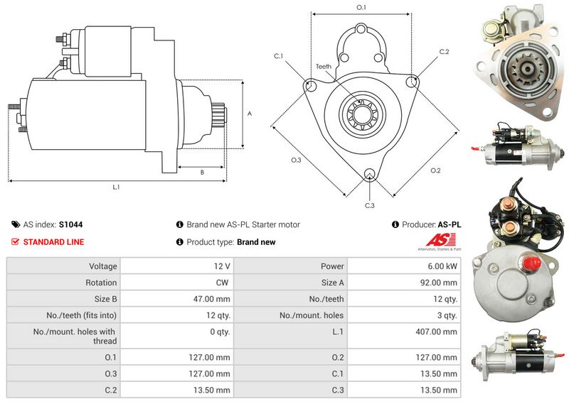 AS-PL S1044 Starter
