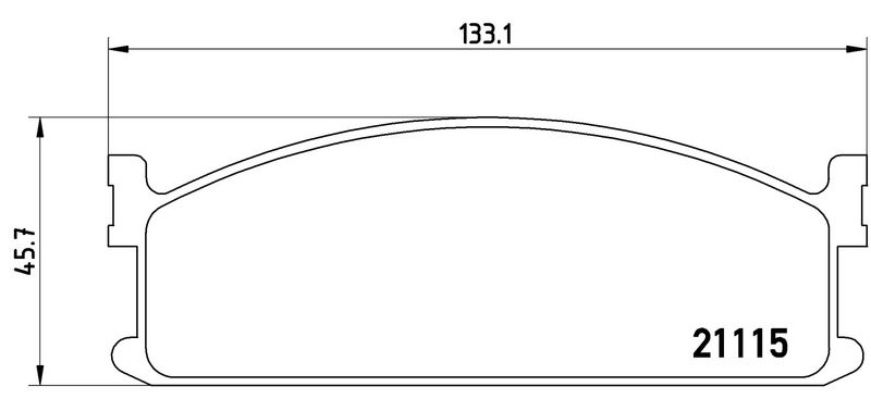BREMBO P59008 Brake Pad Set, disc brake