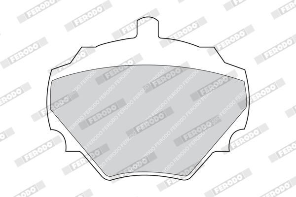 FERODO FDB844 Brake Pad Set, disc brake