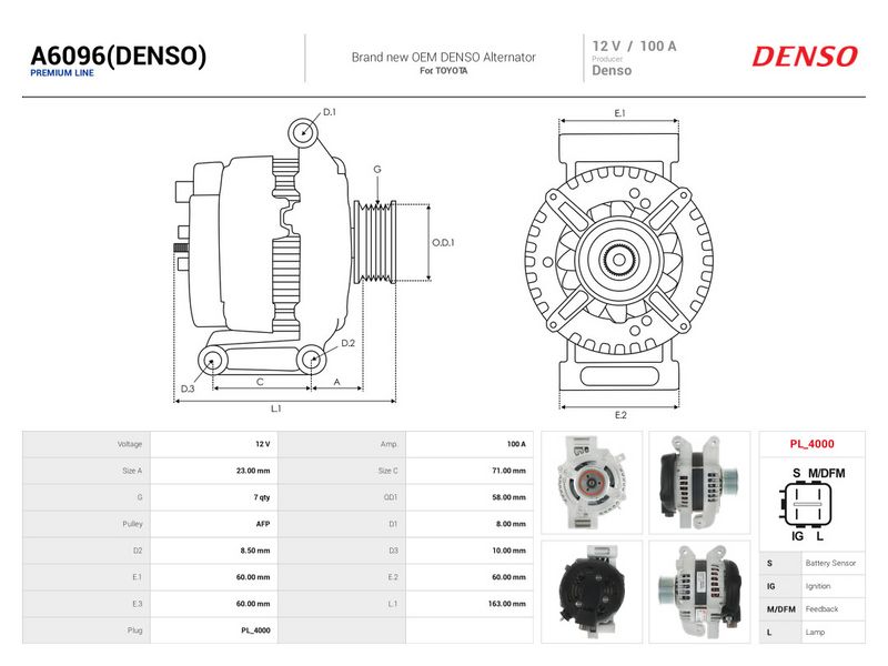 This part match OEM code: 05033757AA