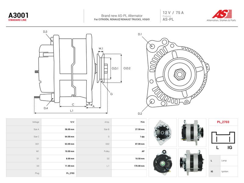 This part match OEM code: 7701381535