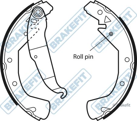 APEC Brake Shoe Set BSH1010