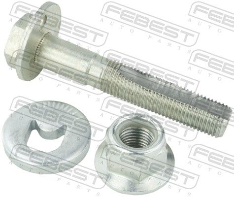 Болт з ексцентриком (рем-кт) Qashqai/X-Trail 06- FEBEST 0229T31KIT