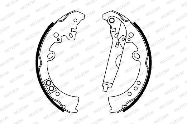 FERODO FSB4010 Brake Shoe Set