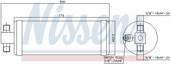 NISSENS 95977 Dryer, air conditioning
