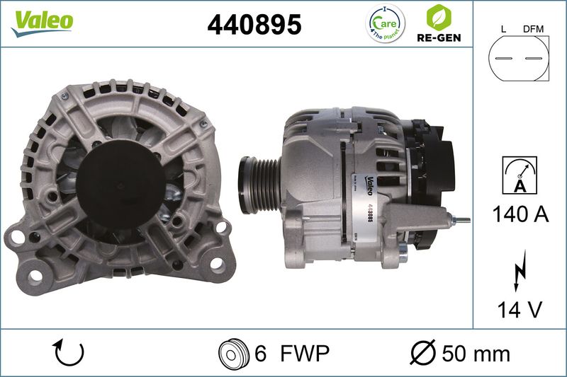 VALEO Dynamo / Alternator 440895